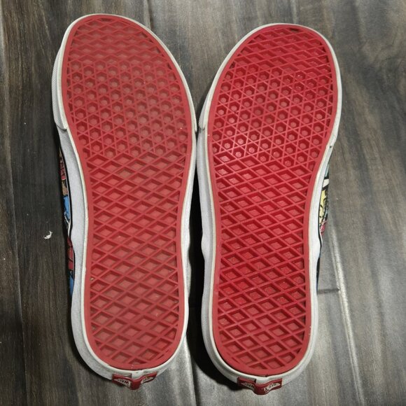 VANS Classic Slip On Marvel Spider-Man Black Men’s Sneakers Slip On (Sz 10) - Picture 10 of 11